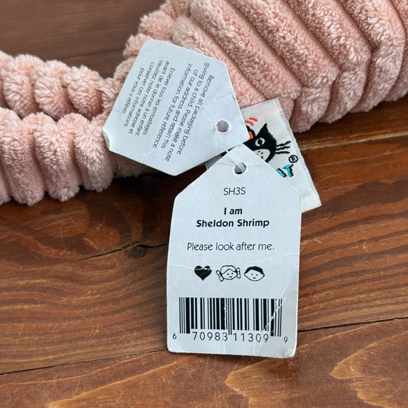 Retired Jellycat Rare Sheldon Shrimp Stuffed Animal Plushie NWT - Picture 8 of 14